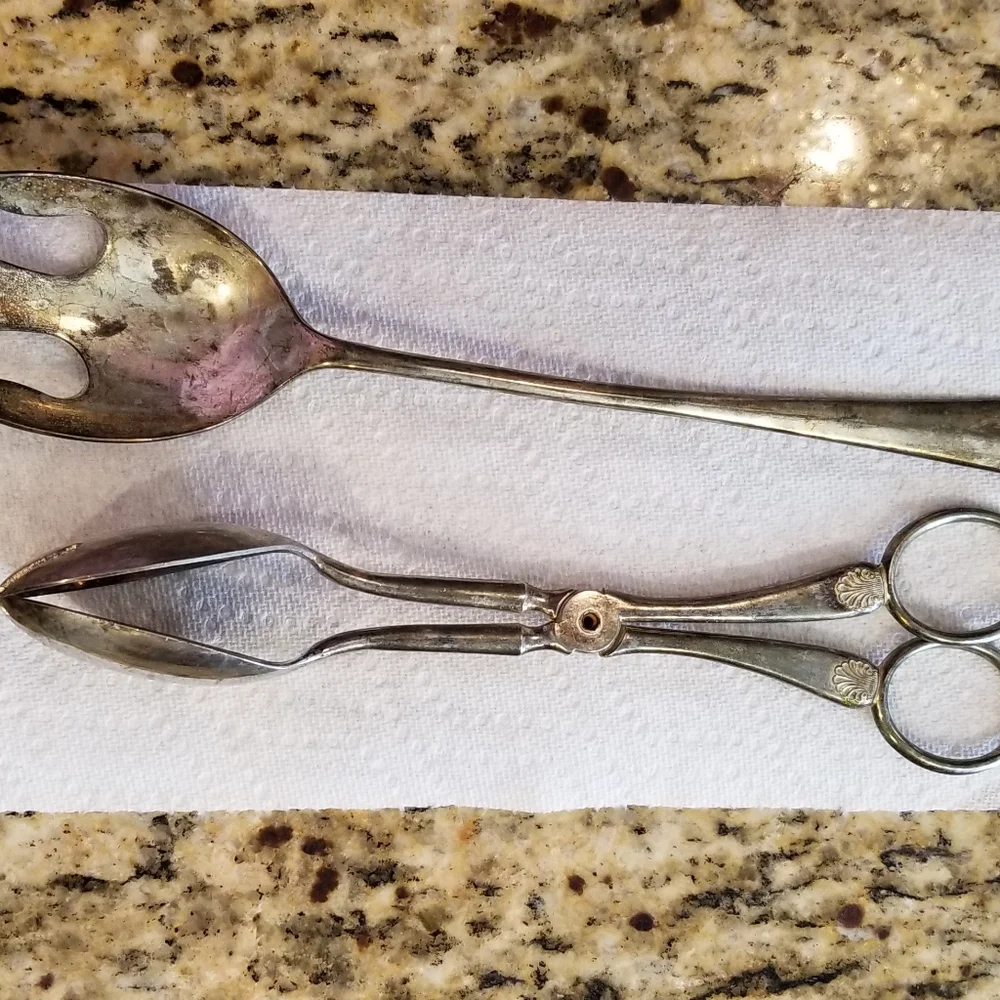 WA Italy Silverplated Serveware 2pc Set